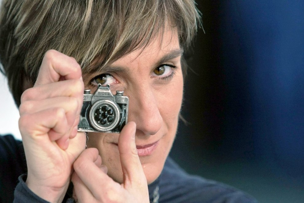 La fot&oacute;grafa Villar L&oacute;pez fotografiada por Javier Sesma